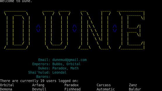 Screenshot Dune MUD
