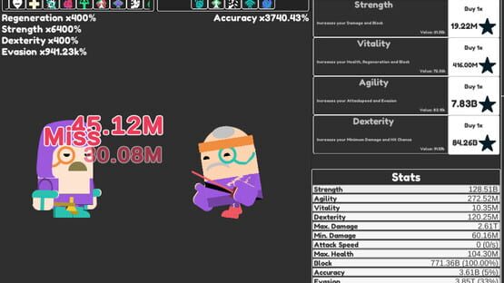Screenshot Idle Superpowers
