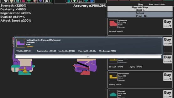 Screenshot Idle Superpowers