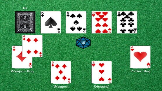 Screenshot Scoundrel Solitaire