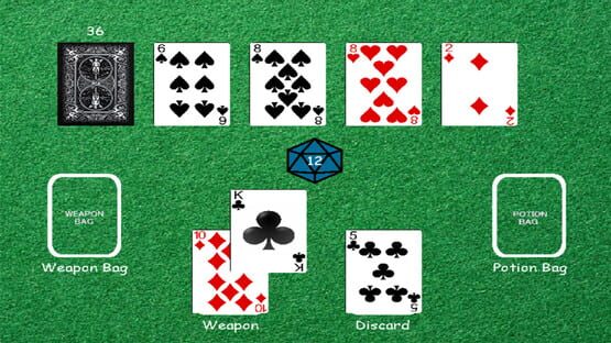 Screenshot Scoundrel Solitaire