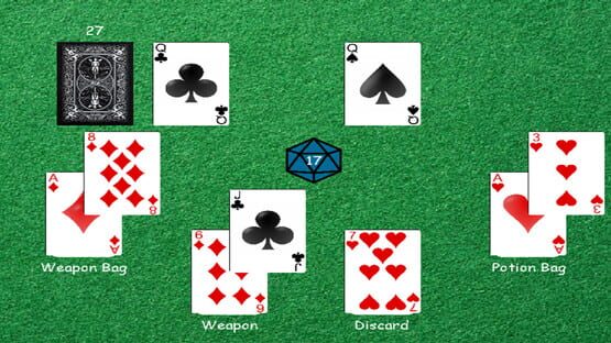Screenshot Scoundrel Solitaire