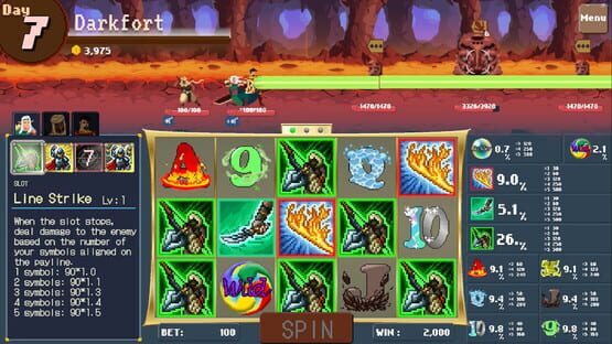 Screenshot Slot Heroes: Reels of Fate