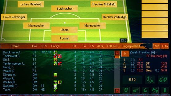 Screenshot Anstoss 2: Gold Edition