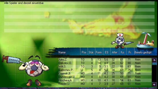 Screenshot Anstoss 2: Gold Edition