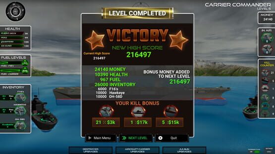 Screenshot Carrier Commander