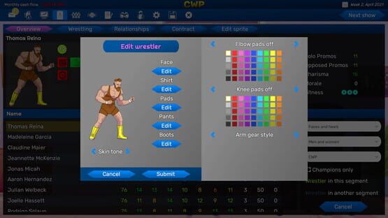 Screenshot Championship Wrestling Promoter