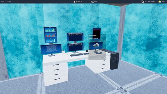 Screenshot Cloud Server Simulator