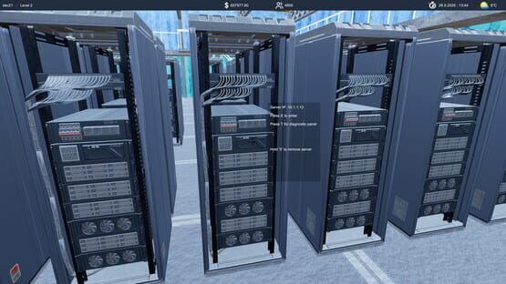 Screenshot Cloud Server Simulator