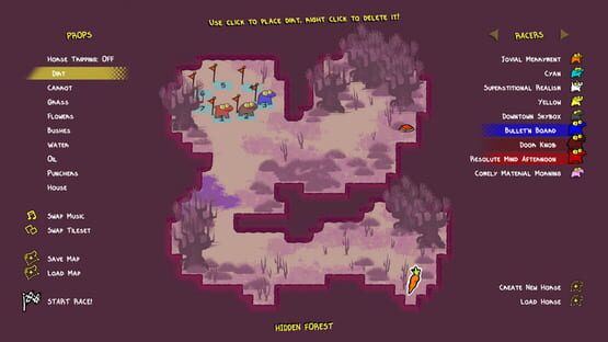 Screenshot DIY Horse Race Thing