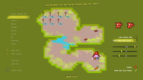 Screenshot DIY Horse Race Thing