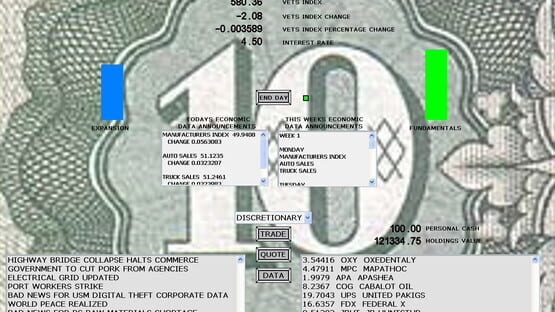 Screenshot Electronic Stock Trading System