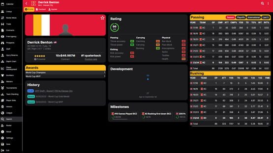 Screenshot Football Legacy Manager 25