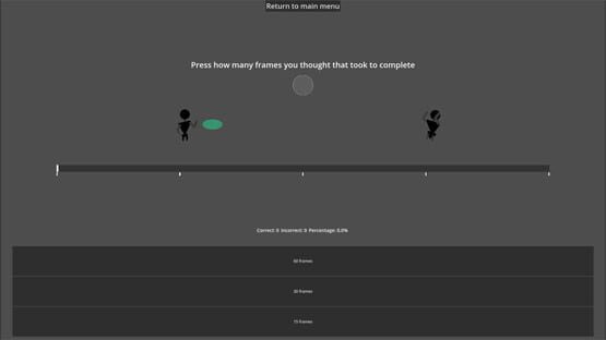 Screenshot Frame Sense Trainer