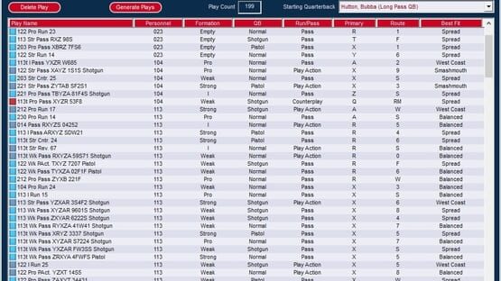 Screenshot Front Office Football Eight