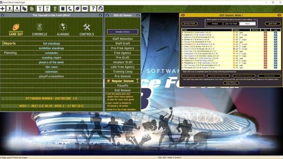 Screenshot Front Office Football Eight