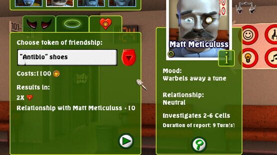 Screenshot Klomanager: Regurgitated
