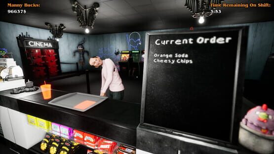 Screenshot Manny's Murderous Movie Theater: The Snackbar Simulator