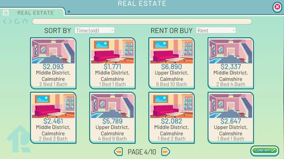 Screenshot Personal Finance Simulator