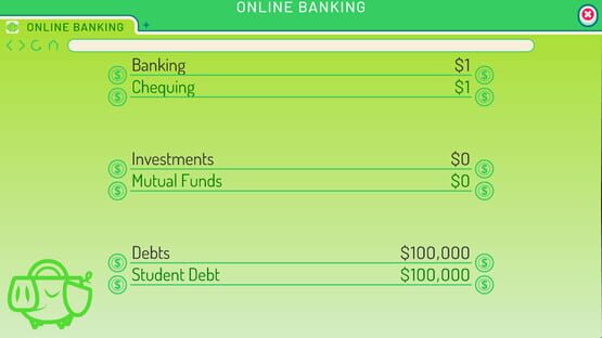 Screenshot Personal Finance Simulator