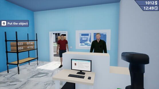 Screenshot Pickup Point Simulator