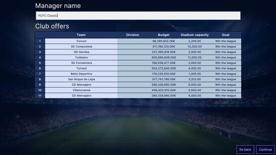 Screenshot Pro Football