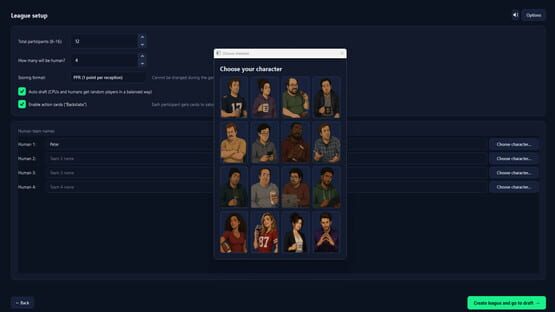 Screenshot ReDraft: The Fantasy Football Simulator