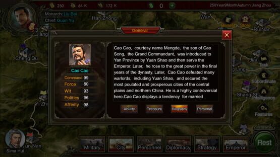 Screenshot Rise of Three Kingdoms