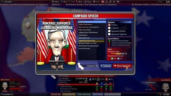 Screenshot The Political Machine 2012