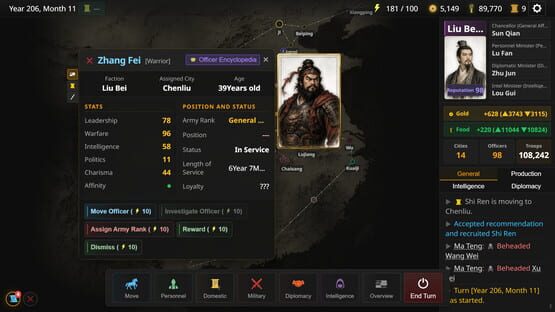 Screenshot Three Kingdoms: Alias