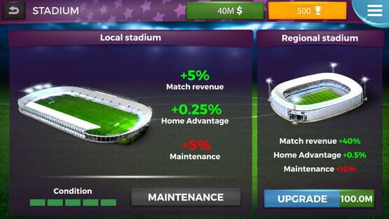 Screenshot Women's Soccer Manager