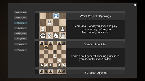 Screenshot Chess Tools