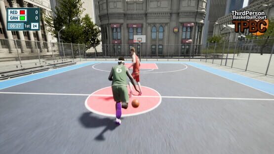 Screenshot Third Person Basketball Court
