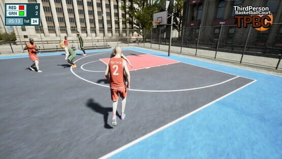 Screenshot Third Person Basketball Court