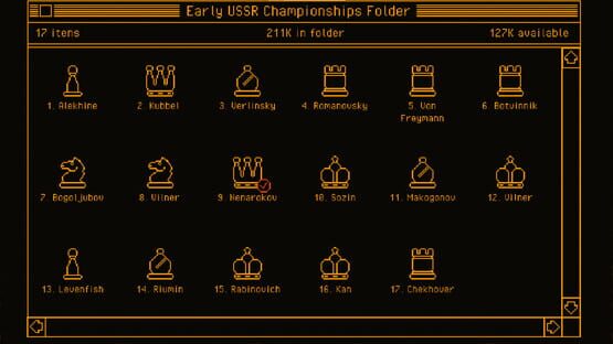 Screenshot Bot.vinnik Chess: Early USSR Championships