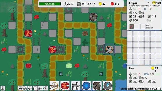 Screenshot Bug Splash TD