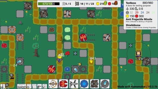 Screenshot Bug Splash TD