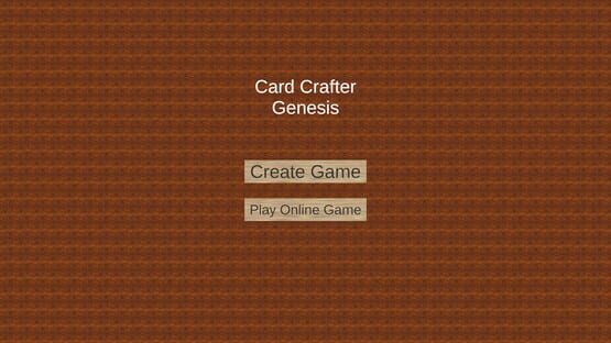 Screenshot Card Crafter Genesis