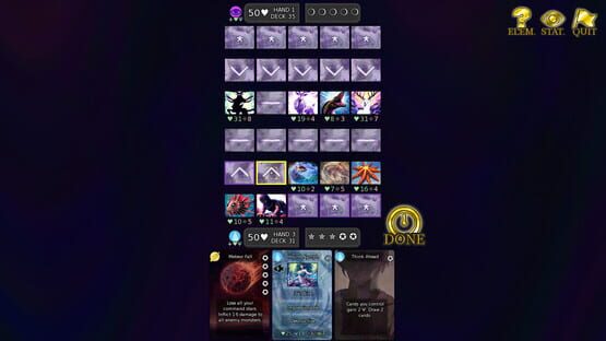 Screenshot Chosen Card Chronicles