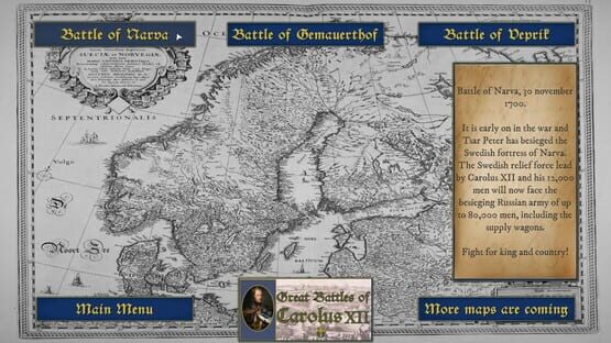 Screenshot Great Battles of Carolus XII