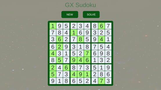 Screenshot GX Sudoku