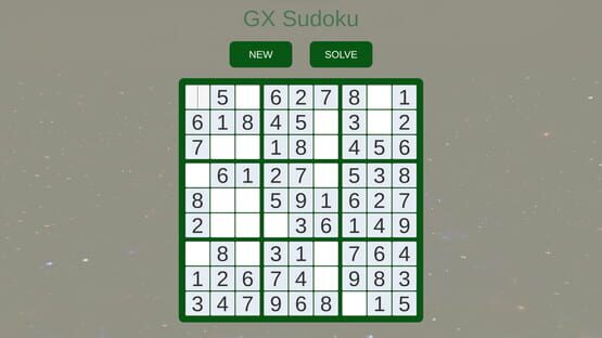 Screenshot GX Sudoku