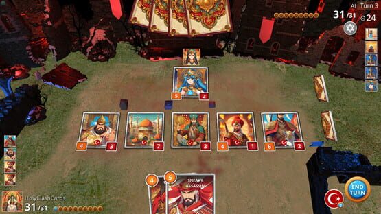 Screenshot Holy Clash Cards