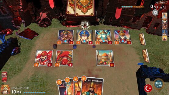 Screenshot Holy Clash Cards
