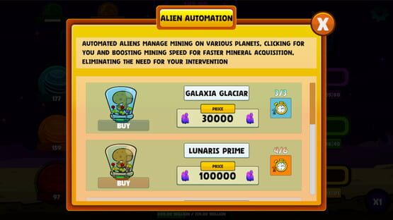 Screenshot Idle Planets