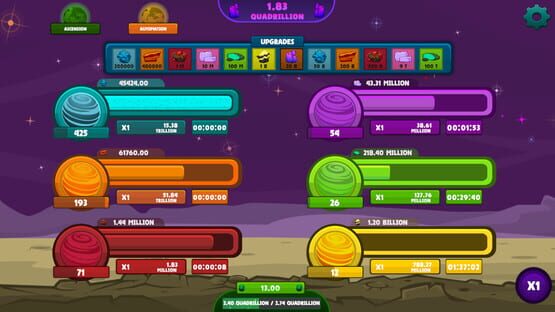 Screenshot Idle Planets