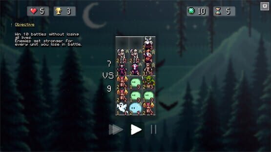 Screenshot Monster Grid