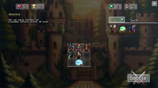 Screenshot Monster Grid