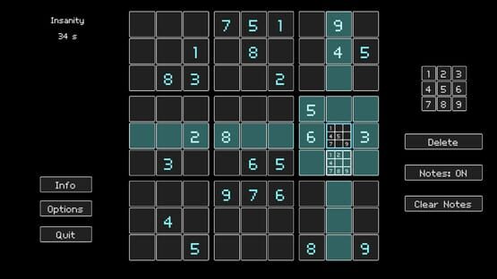 Screenshot Simple Sudoku