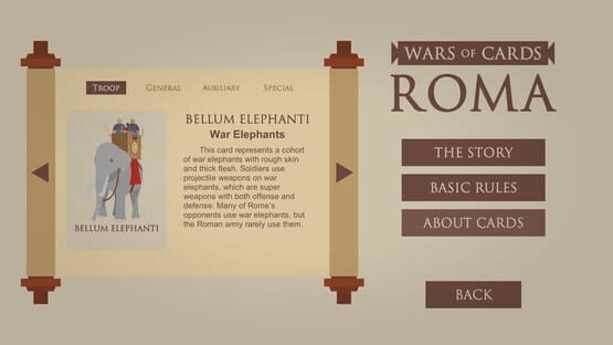 Screenshot Wars of Cards: Roma